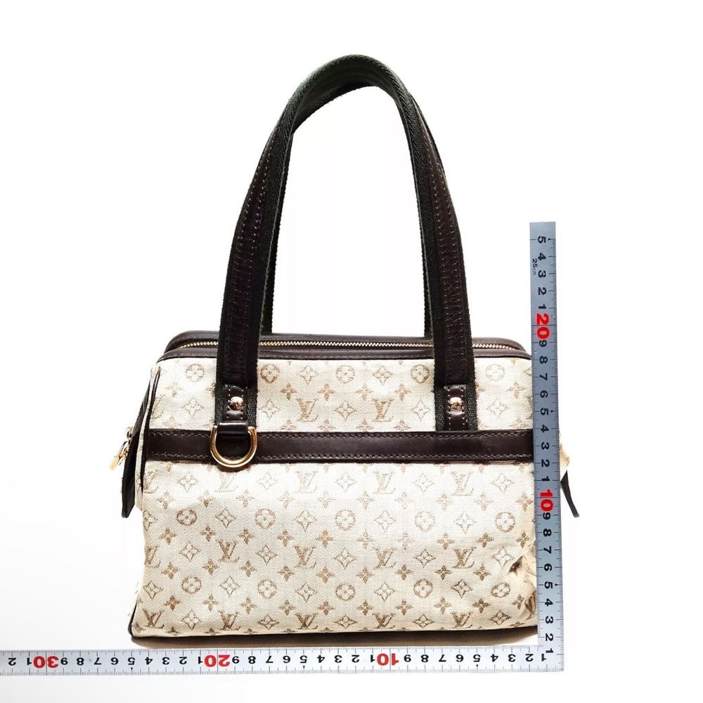 LOUIS VUITTON Louis Vuitton Monogram Mini Josephine PM Handbag Boston Canvas ...
